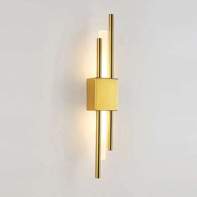 Applique Murale LED Moderne en Aluminium avec Prise R-Or - Éclairage LED Chaleureux