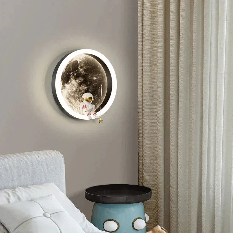 Lampe Murale LED Lune MoonBeam - Atmosphère Apaisante et Design Moderne dog trave