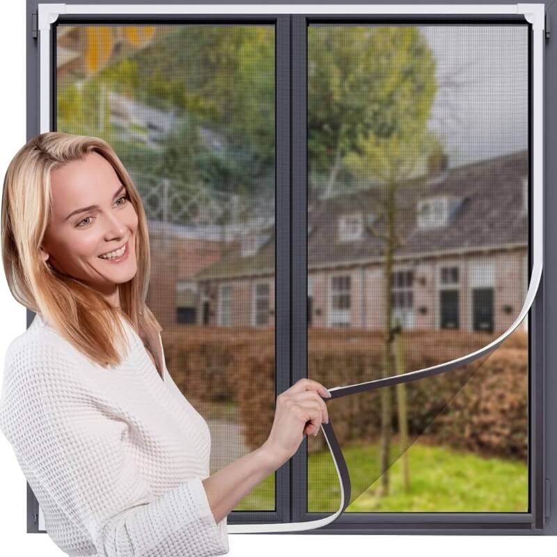 Moustiquaire Magnétique pour Fenêtres-Kavixa-Blanc-50x50 cm-SKU388417176681841257494932135997, Moustiquaire Magnétique pour Fenêtres, , Kavixa, ,