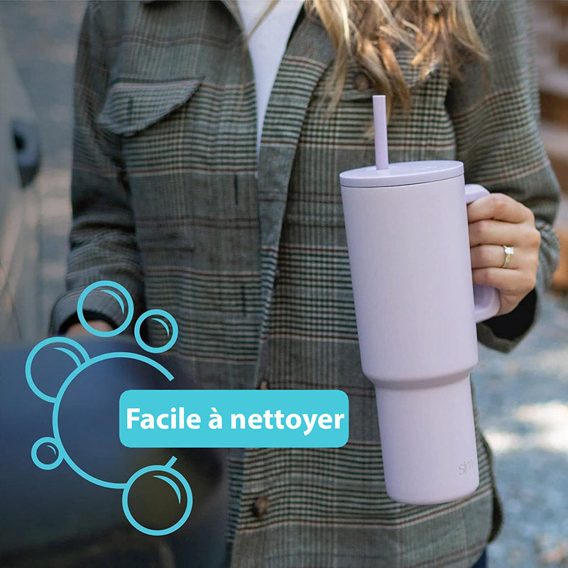 Double paroi pour maintenir les boissons chaudes ou froides à température tra