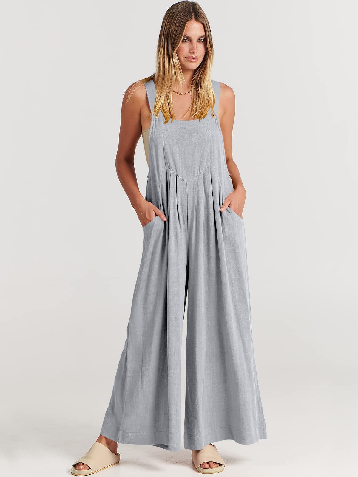 Combinaison polyvalente Nathalie Gris clair pour femmes modernes | Style audacieux et confort respirant