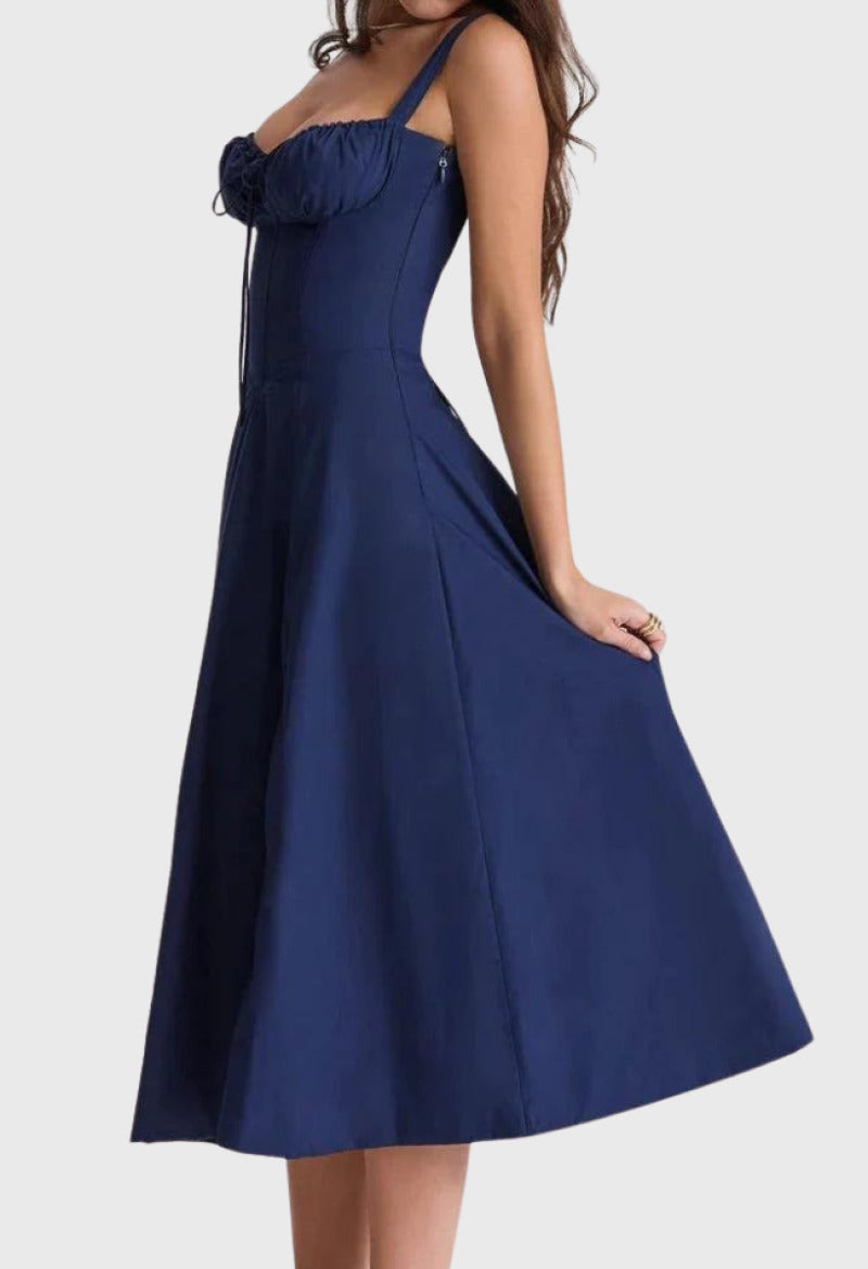 Robe d'Été à Fleurs Nathalie - Élégance et Confort pour Occasions Spéciales t