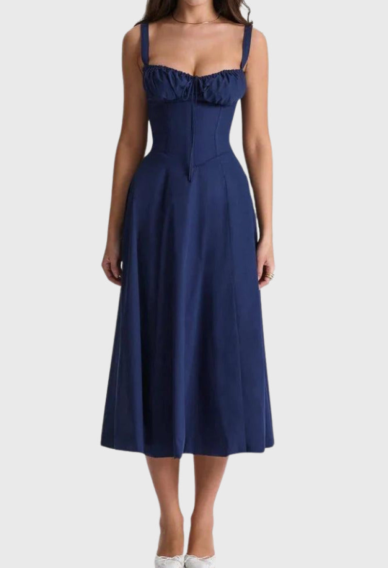 Robe d'Été à Fleurs Nathalie - Élégance et Confort pour Occasions Spéciales t