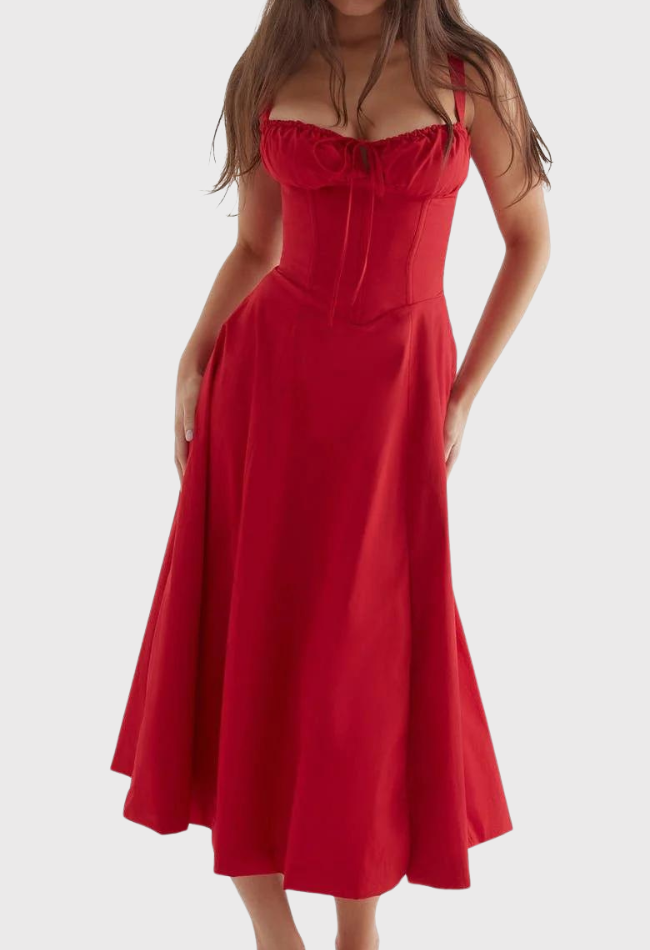 Robe d'Été à Fleurs Nathalie - Élégance et Confort pour Occasions Spéciales t