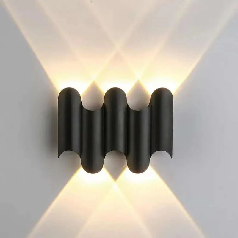 Applique Murale Moderne Noir 5W - Éclairage Intérieur Chaleureux et Moderne t