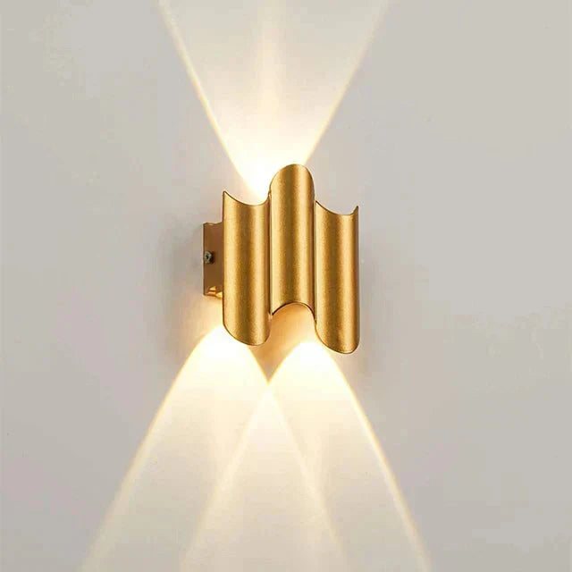 Applique Murale Moderne Or 3W - Éclairage Intérieur Chaleureux et Moderne tra