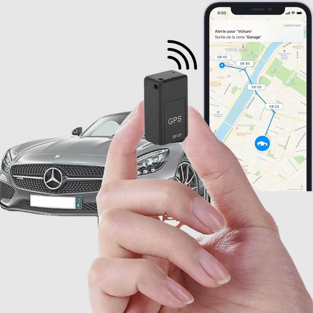 Traceur GPS Aimanté Mini - Suivi en Temps Réel des Véhicules et Protection Anti-Vol