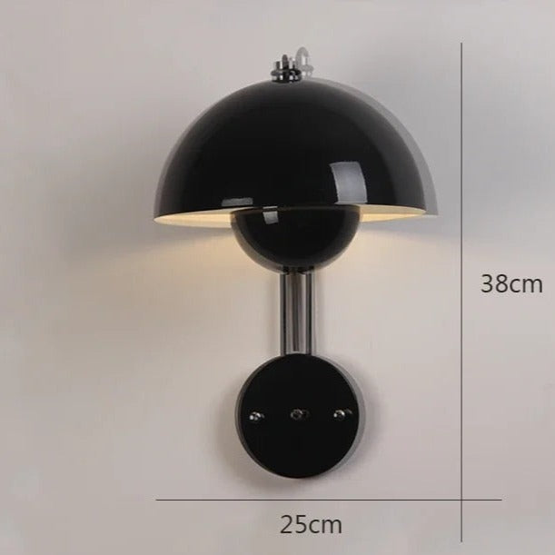 Lampe Murale Champignon NightBud Noir - Ambiance Cosy et Installation Facile dog