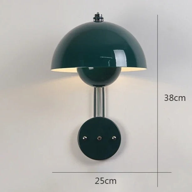 Lampe Murale Champignon NightBud Vert - Décoration Intérieure et Matériaux Durables