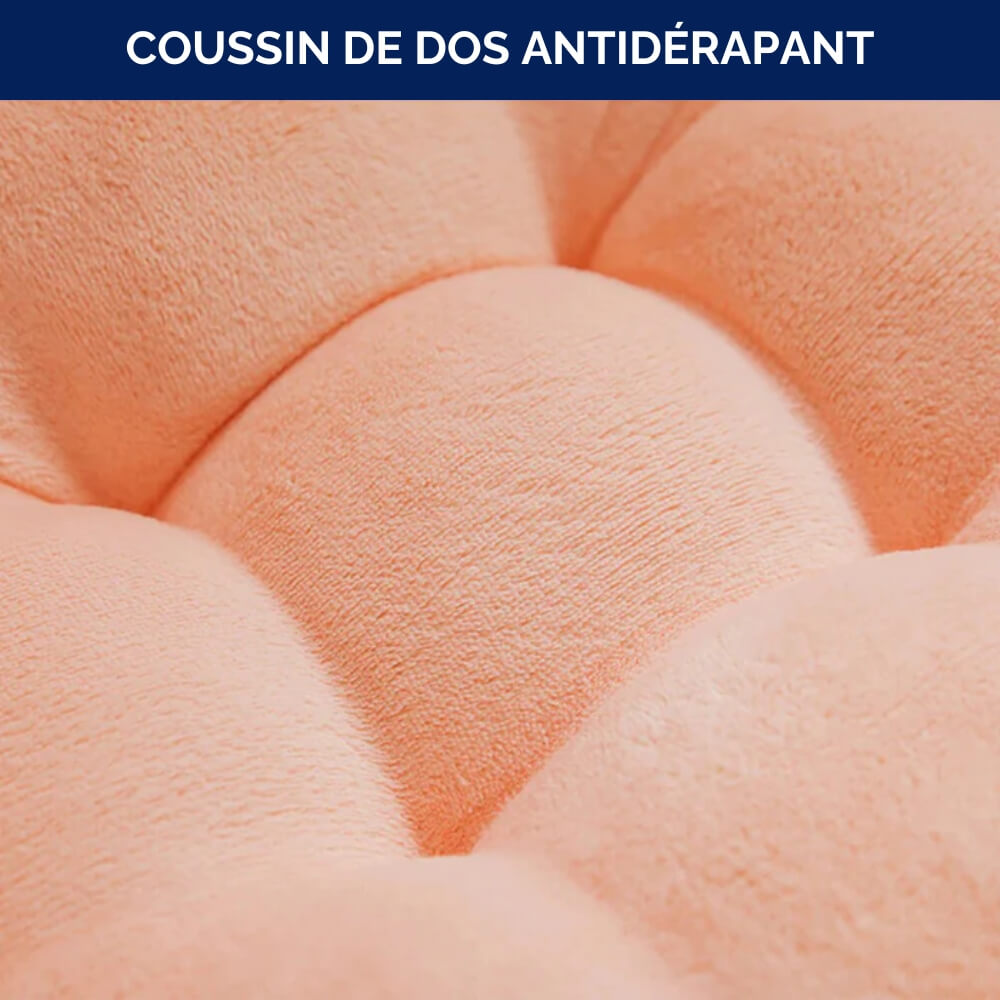 Coussin Coccyx Ergonomique NuageDouceur • Confort Suprême - Housse Respirante Anti-transpiration