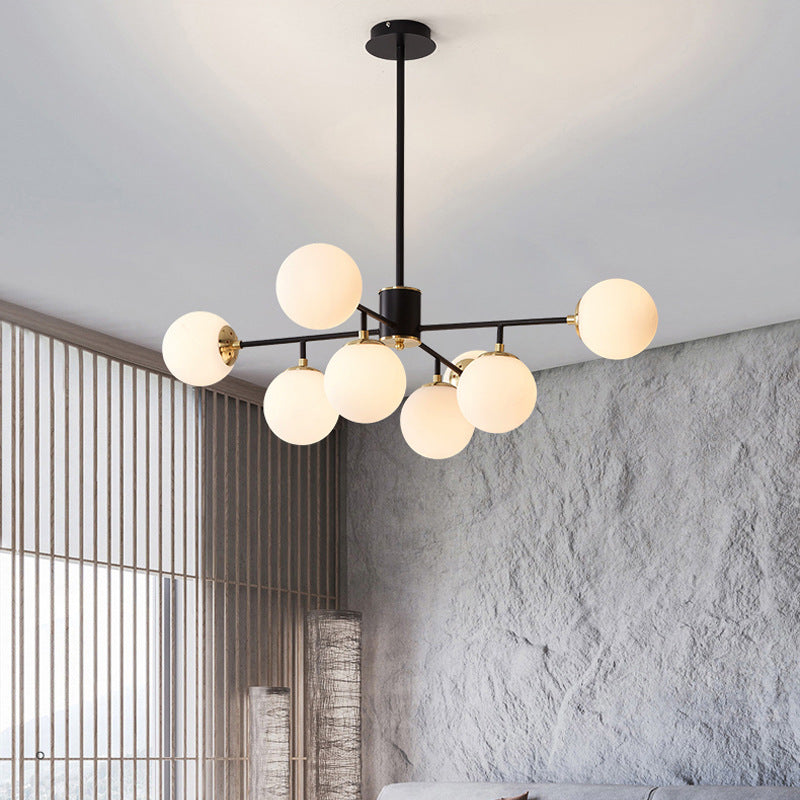 Lustre en verre nordique