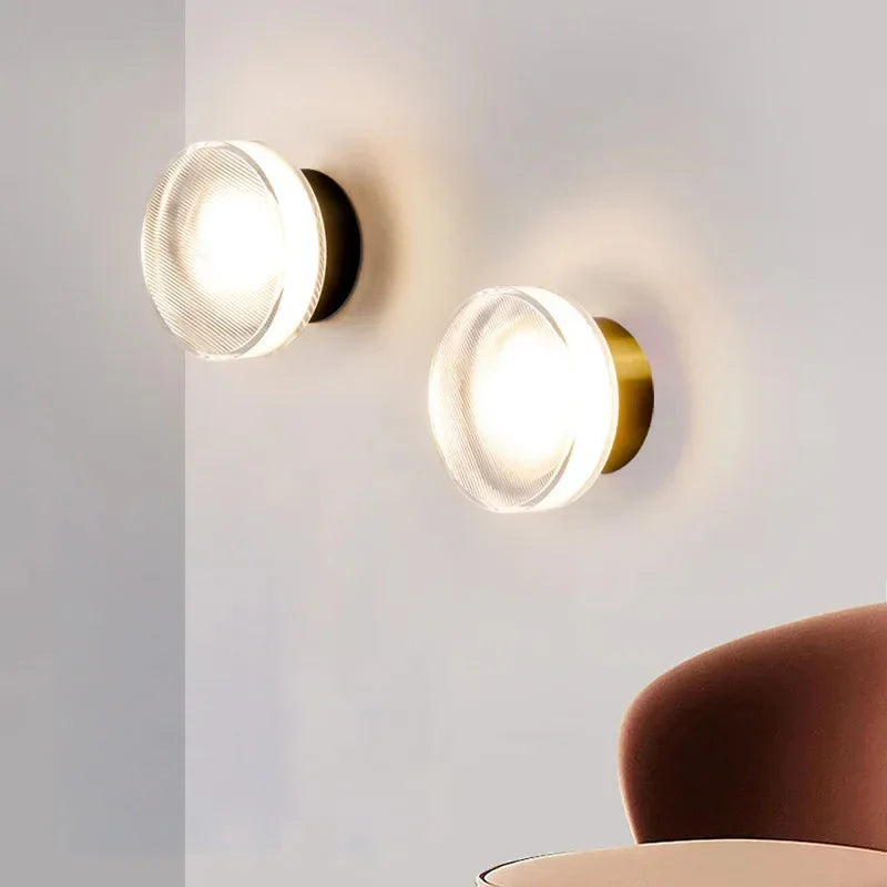 Orbillumina - Applique Murale Ronde Moderne - Design intérieur élégant et contemporain