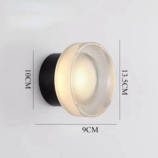 Lampe Murale Ronde Moderne Noir - Élégance et style épuré dog travel bottle leak-