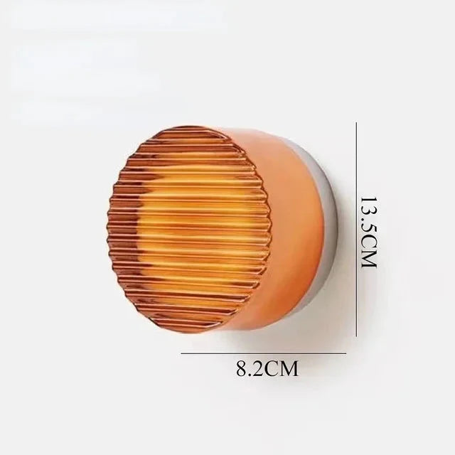 Lampe Murale Ronde Moderne Orange - Ambiance chaleureuse et moderne dog travel bo