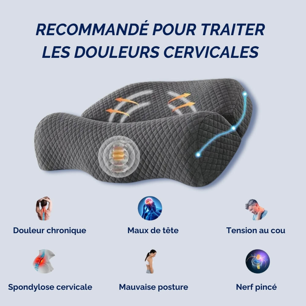 OreillerCalme • Évasion Relaxante soulageant les douleurs pour un sommeil réparateur
