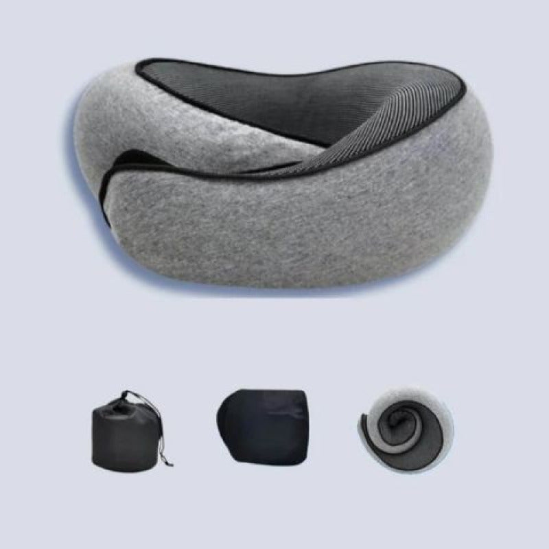 OreillerNomade Soutien Relaxant Coussin Lavable et Confortable pour Voyage tr