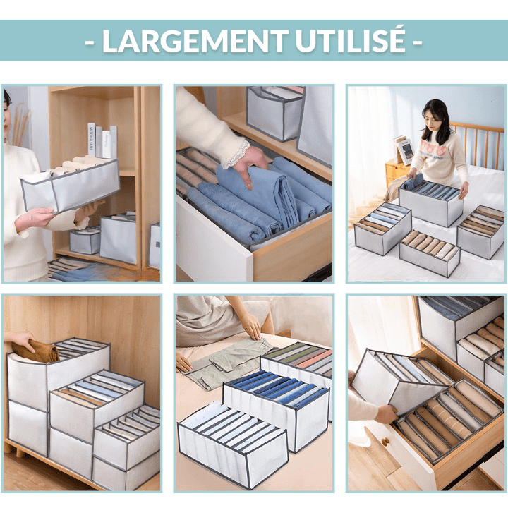 Organisateur De Vêtements: Gain de Temps avec un Rangement Pratique et Efficace d