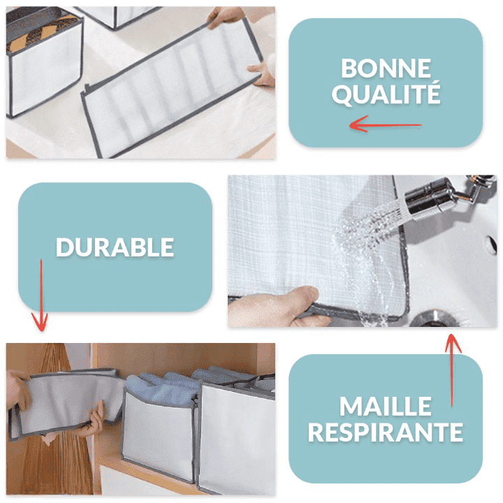 Organisateur De Vêtements: Gain de Temps avec un Rangement Pratique et Efficace d