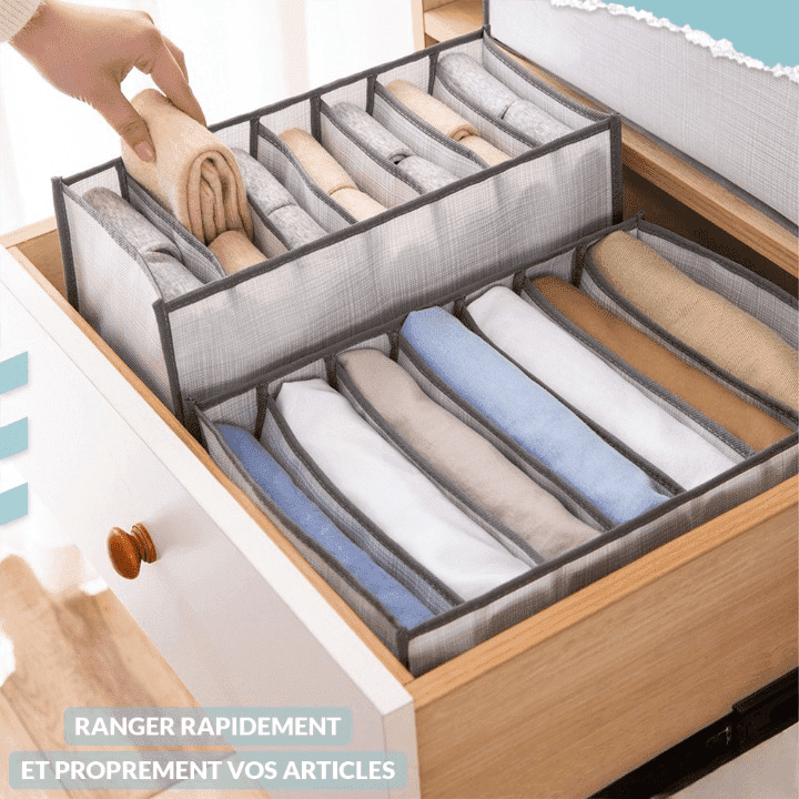 Organisateur De Vêtements: Gain de Temps avec un Rangement Pratique et Efficace d