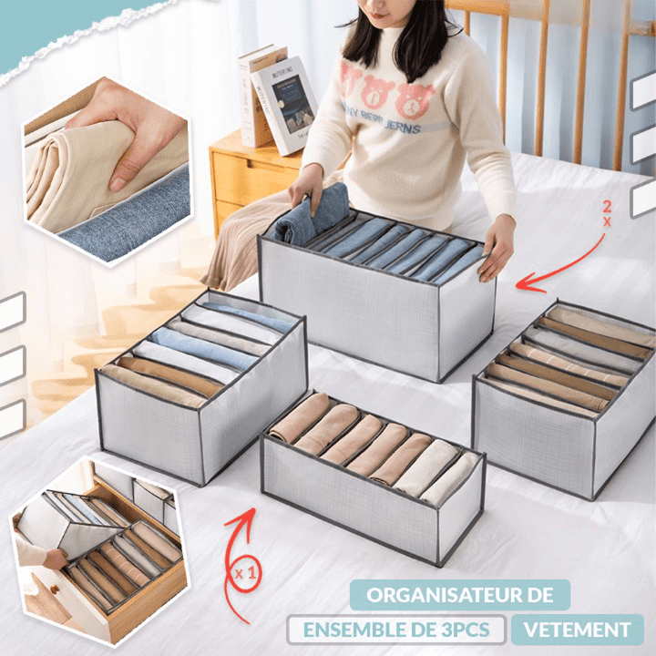 Organisateur De Vêtements: Gain de Temps avec un Rangement Pratique et Efficace d