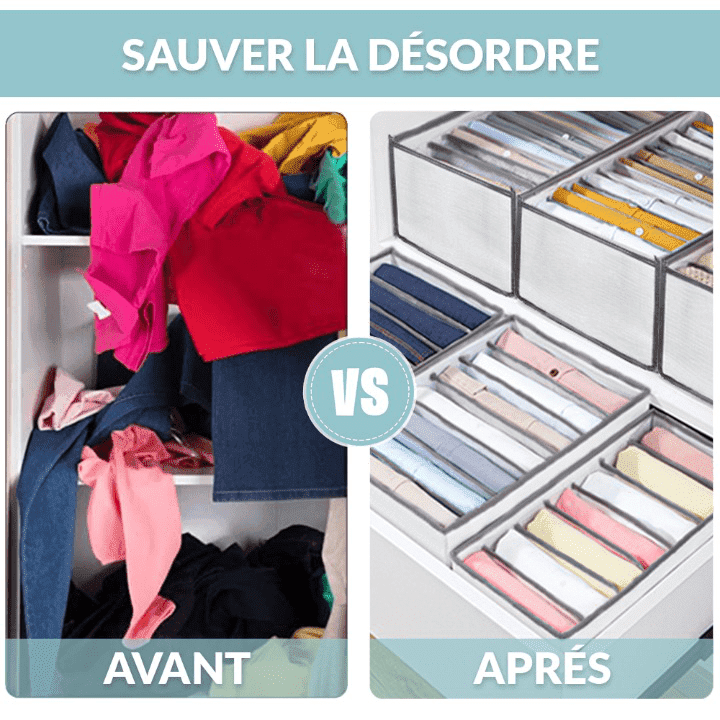 Organisateur De Vêtements: Gain de Temps avec un Rangement Pratique et Efficace d