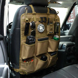 Tactical organizer for back seat