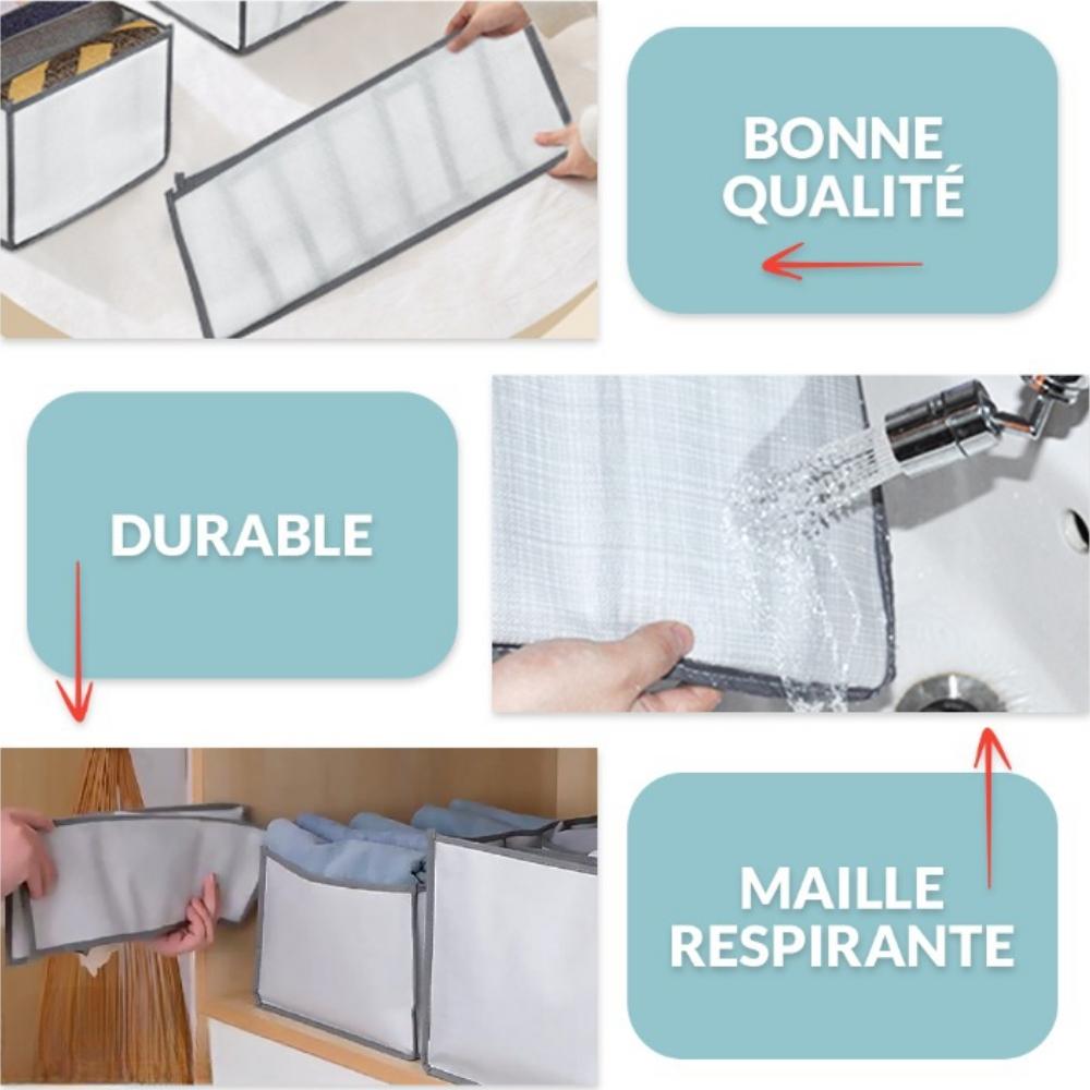 Organisateur universel de vêtements et de linge de maison en nylon de qualité