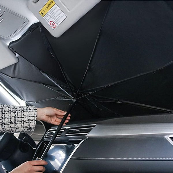 Pare soleil de voiture pliant - Rangement facile | Système automatique travel