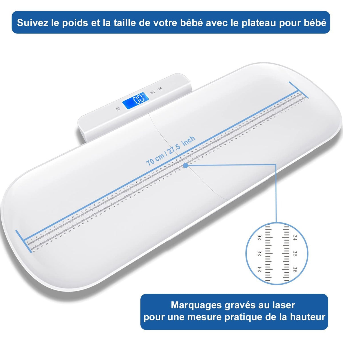 Balance Multifonctionnelle Idéale pour les Parents Soucieux de la Santé de Leur Bébé