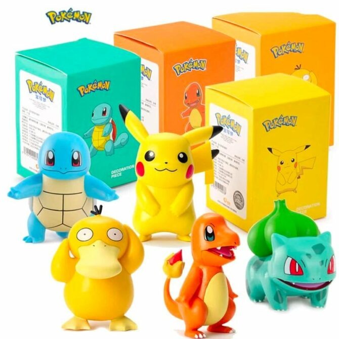 Figurine Pokémon Petite - Vue à degrés pour Collectionner et Décorer dog travel b