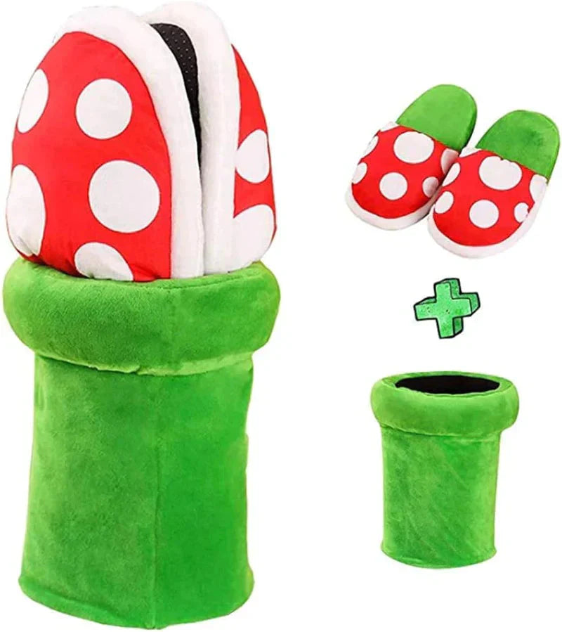 Chaussons Confortables PiranhaPlants pour Chaleur Hiver | Offre Spéciale Pantoufles Design