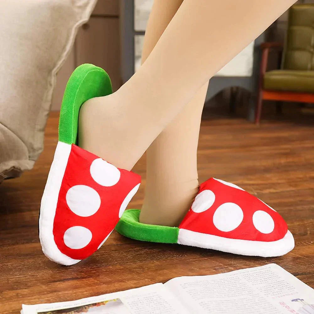 Chaussons Confortables PiranhaPlants pour Chaleur Hiver | Offre Spéciale Pantoufles Design