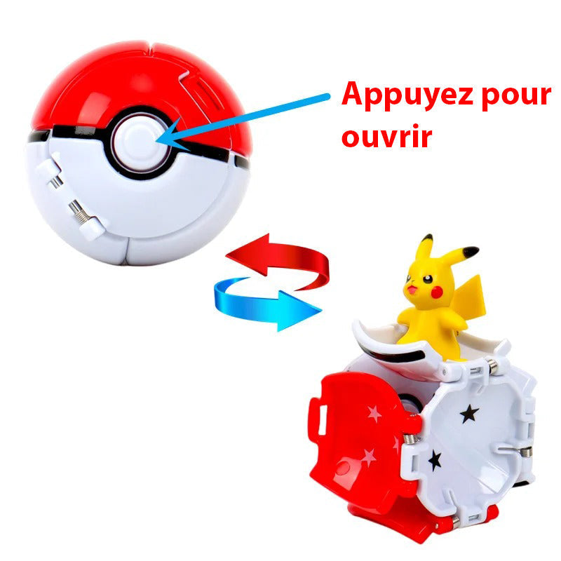 Figurine Pokemon Pop Action avec modeles Pikachu - Jeu interactif pour les enfants