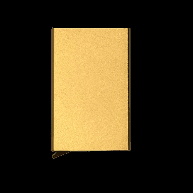 Porte-Cartes Intelligent Or - Accessoire Minimaliste pour une Organisation Pratique