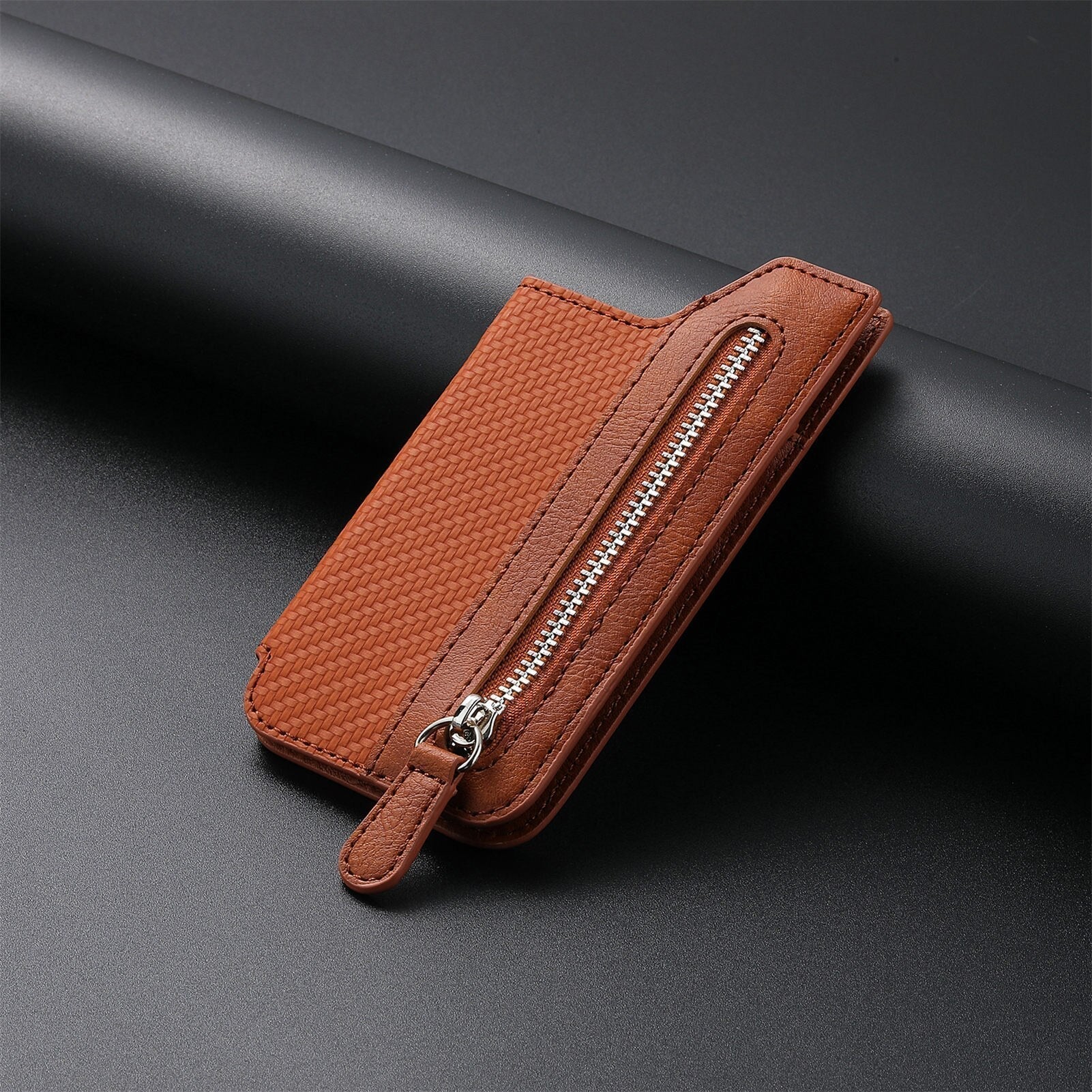 Portefeuille Slick'N'Go en cuir pu élégant - Accessoires téléphone et support intégrés