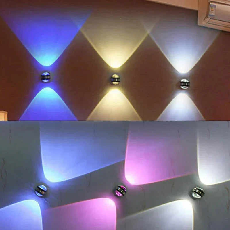 Applique Murale LED en Cristal - Jeu de Lumière Intense et Fascinant travel b