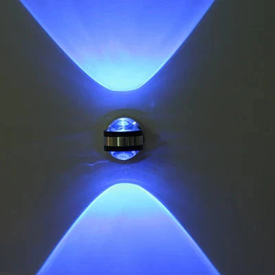 Applique Murale LED en Cristal - Lumière Bleue Relaxante et Moderne travel bo