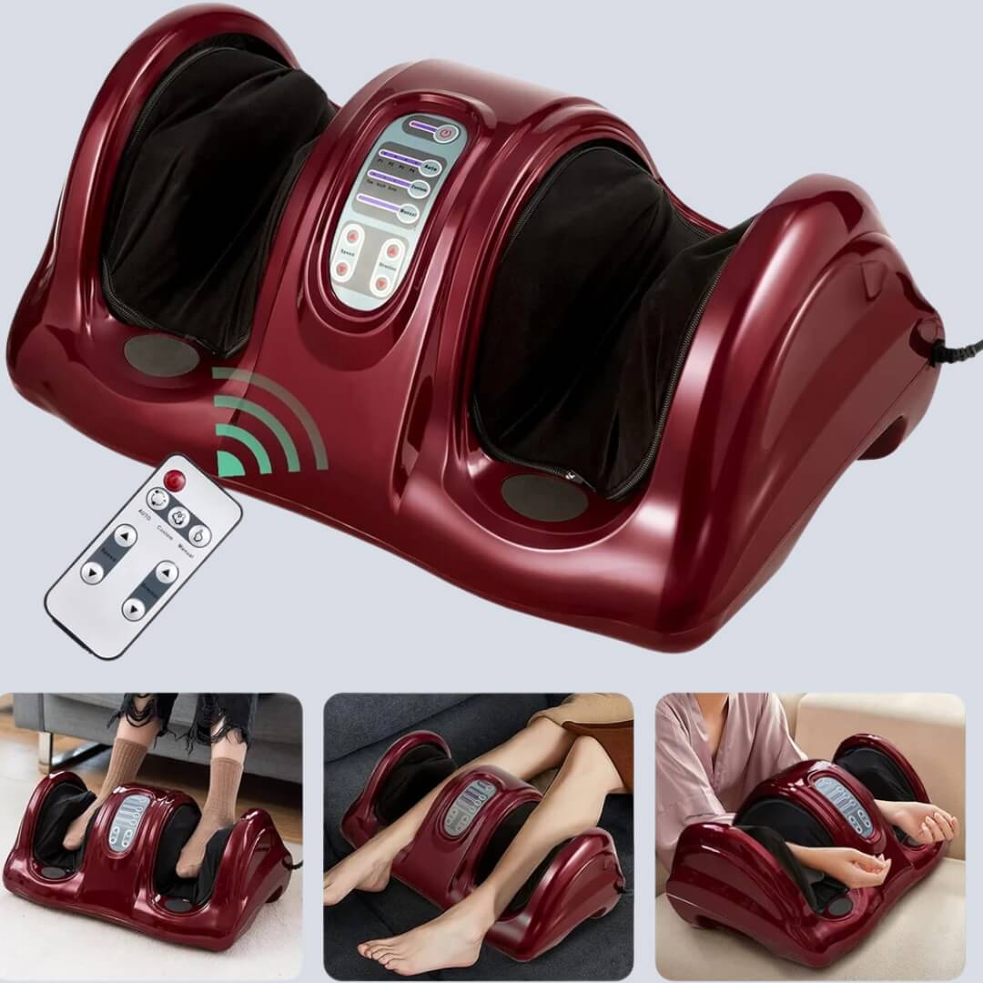 Shiatsu Foot Massager for Muscle Relief & Blood Circulation - RelaxMarche Confort pour Pieds