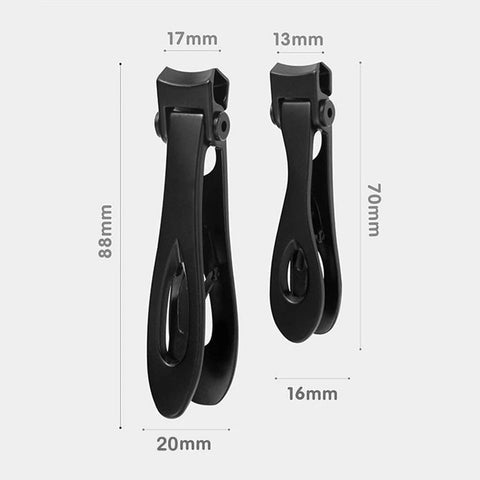 Coupe-ongles de qualité NailMaster en acier inoxydable, conçu pour une coupe précise des ongles épais.