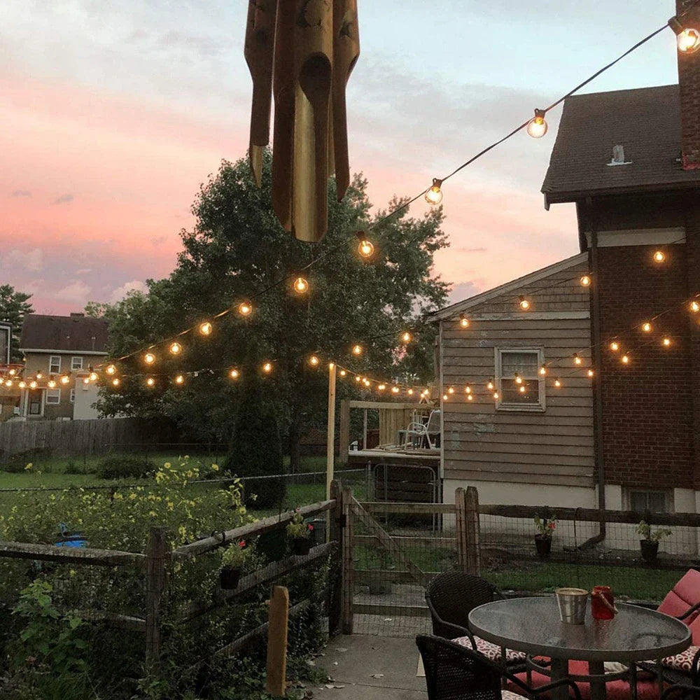 Guirlande lumineuse extérieure LED Ginguette pour éclairer le jardin et la terrasse