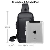Sac à Bandoulière USB Antivol