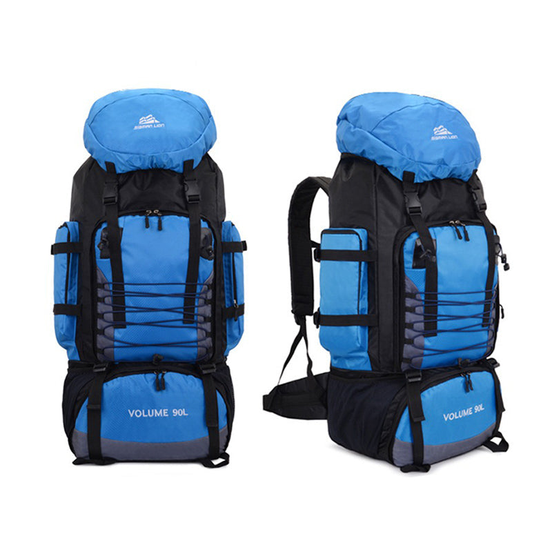 Sac à Dos Trekking 90L avec bretelles matelassées pour trekkings confortables