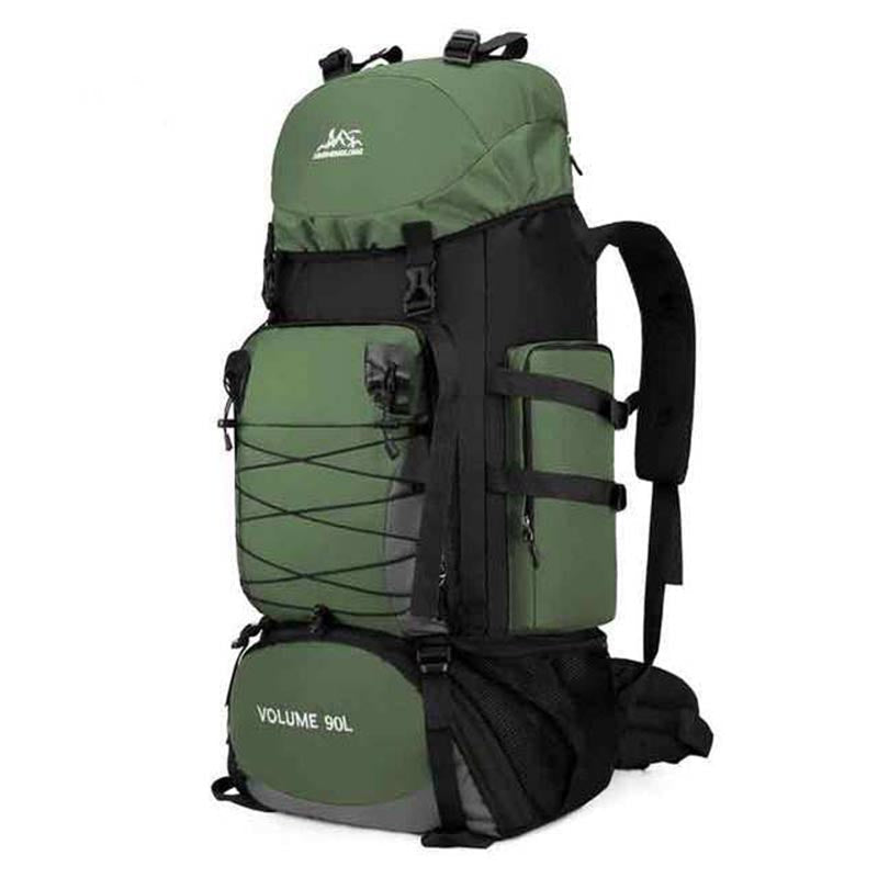 Sac à Dos Trekking 90L Vert - Confortable, Léger, Robuste pour vos excursions