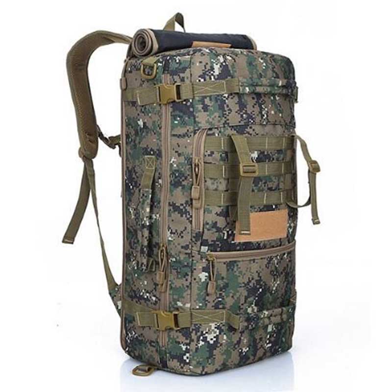 Sac à Dos Ultra Résistant 50L Jungle - Qualité Militaire, Accessoires Aventure, Camping, Durable, Randonnée