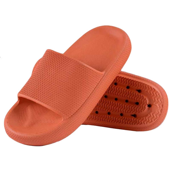 Sandales confortables mixtes orange - Confort pied et coussin relaxant pour douleurs articulaires