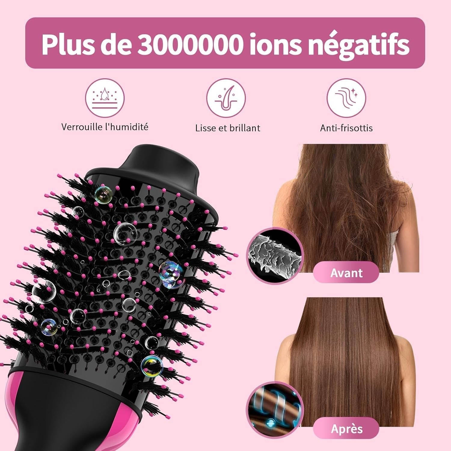 Sèche-Cheveux Volumisant: Température Réglable pour un Soin Adapté travel bot