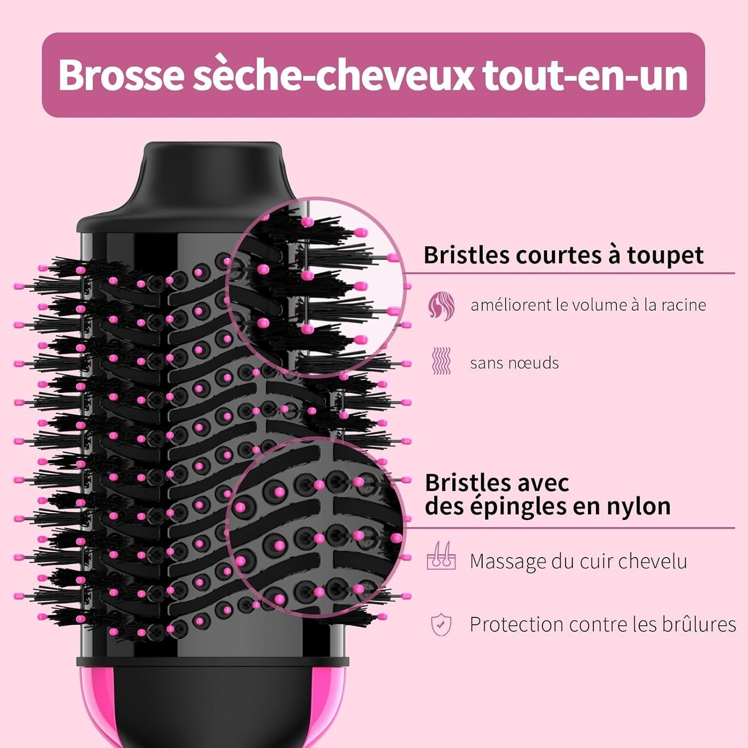 Sèche-Cheveux Volumisant: Poids Léger pour une Maniabilité Facile travel bott
