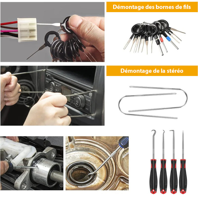 Kit complet pour toutes les garnitures de voiture travel bottle leak-proof de