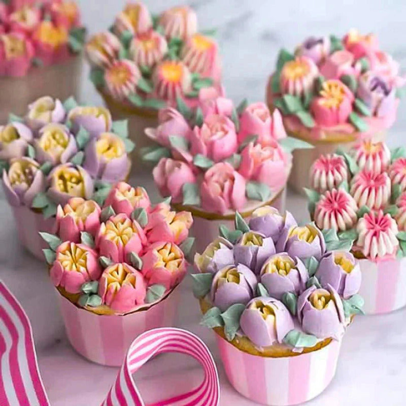 Création de Muffins Simplifiée avec le Kit de Tulipes