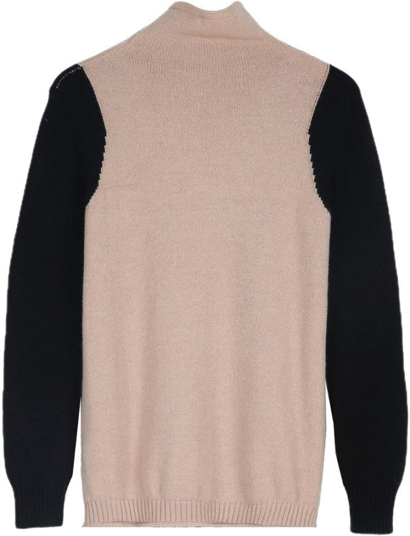 Pull à col roulé Sophia en textile doux - Confort luxueux et élégance sophistiquée